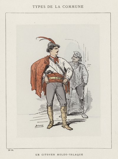 Ein moldauisch-walachischer Bürger von Charles Albert d Arnoux Bertall