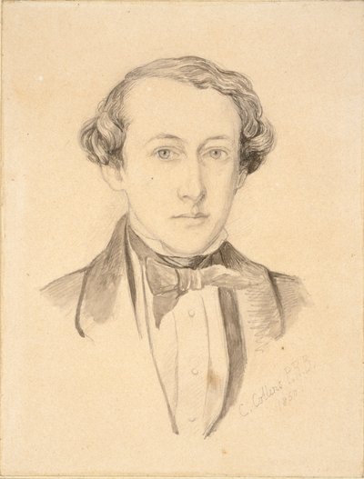 Porträt von Sir John Everett Millais, 1850 von Charles Allston Collins