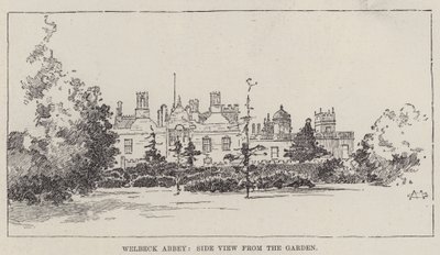 Englische Häuser, Welbeck Abbey von Charles Auguste Loye