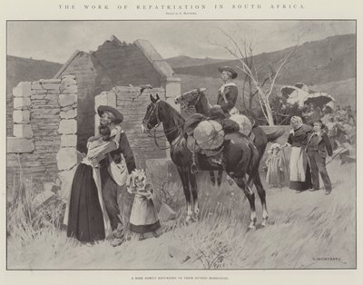 Die Arbeit der Repatriierung in Südafrika von Charles Auguste Loye