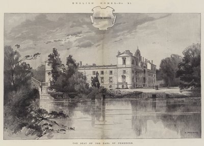 Wilton House, der Sitz des Earl of Pembroke von Charles Auguste Loye
