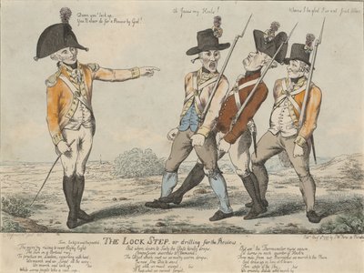 Der Lock Step oder Übung für die Überprüfung, 1797 von Charles Aylmer