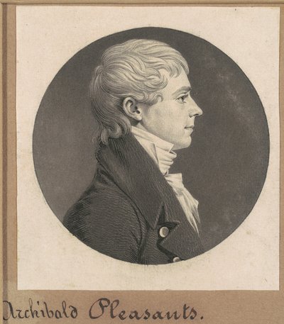 Archibald Pleasants, Jr. von Charles B. J. Févret de Saint Mémin