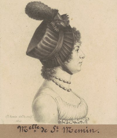 Étiennette-Charlotte-Adélaïde Févret de Saint-Mémin von Charles B. J. Févret de Saint Mémin