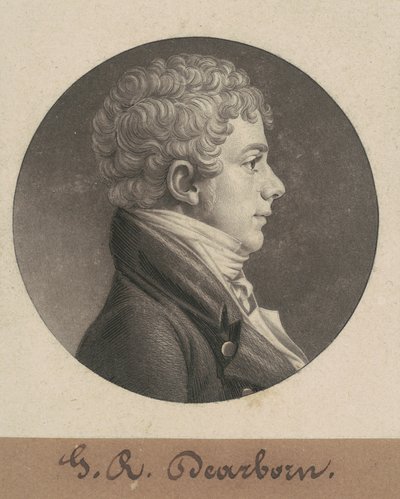 George Raleigh Dearborn von Charles B. J. Févret de Saint Mémin