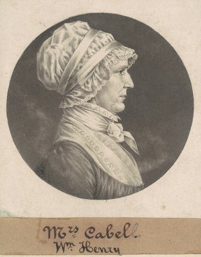 Hannah Carrington Cabell von Charles B. J. Févret de Saint Mémin