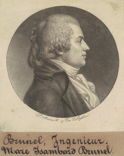 Marc Isambard Brunel von Charles B. J. Févret de Saint Mémin