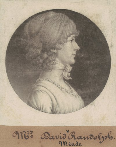 Mary Randolph Randolph von Charles B. J. Févret de Saint Mémin
