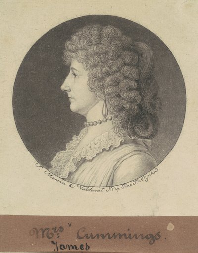 Phoebe Harisson Cuming von Charles B. J. Févret de Saint Mémin