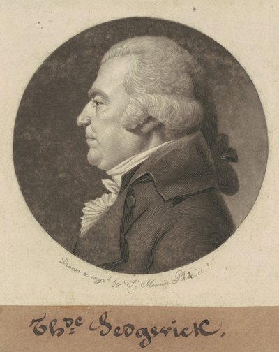 Theodore Sedgwick von Charles B. J. Févret de Saint Mémin