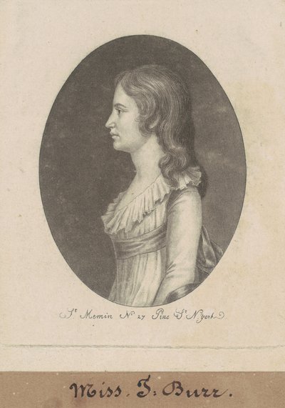 Theodosia Burr von Charles B. J. Févret de Saint Mémin