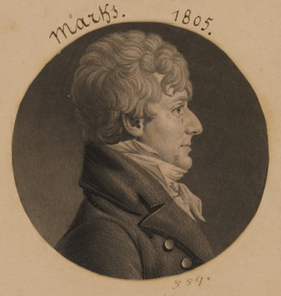 Hyman Marks von Charles Balthazar Julien Févret de Saint-Mémin