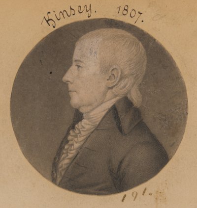 James Kinsey von Charles Balthazar Julien Févret de Saint-Mémin