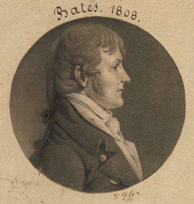 James Woodson Bates von Charles Balthazar Julien Févret de Saint-Mémin