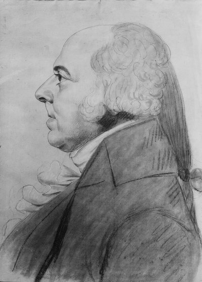 John Adams von Charles Balthazar Julien Févret de Saint-Mémin