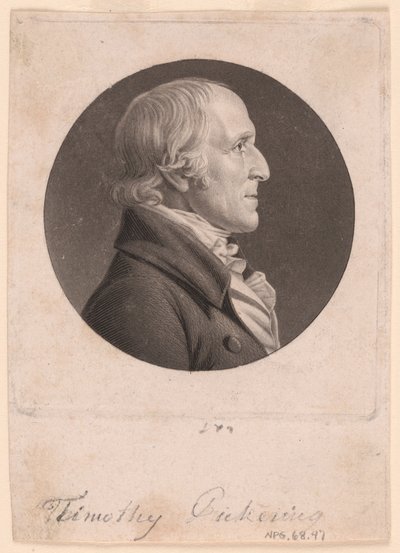 Timothy Pickering von Charles Balthazar Julien Févret de Saint-Mémin