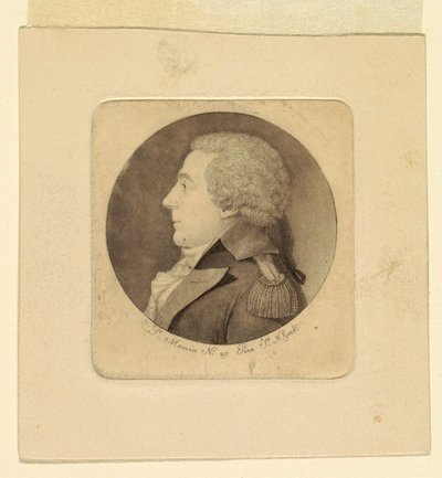 Porträt eines jungen Mannes von Charles Balthazar Julien Févret de Saint Mémin