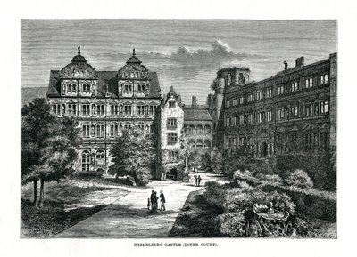 Schloss Heidelberg, Deutschland, 1879 von Charles Barbant