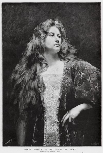 "Was Wunder, wenn er mich schön findet?" von Charles Baude