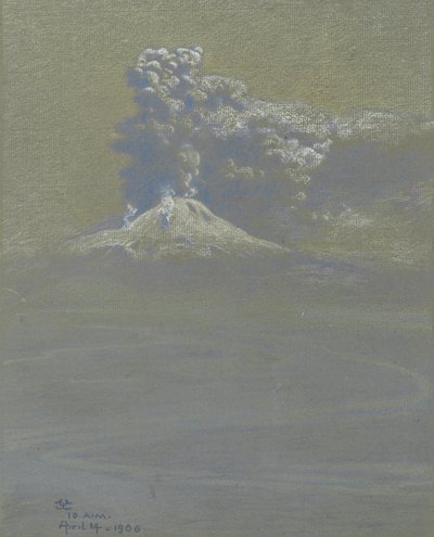 Ein Ascheregen auf Ottaviano, 14. April 1906 von Charles Caryl Coleman