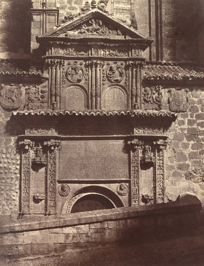Portal des Klosters Sancti Spiritu, Salamanca, 1853 von Charles Clifford