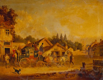Die Ankunft der York nach London Royal Mail von Charles Cooper Henderson