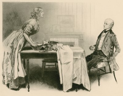 Dick Swiveller und die Markgräfin von Charles Dana Gibson