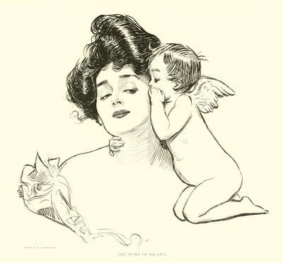 Illustration für Die soziale Leiter von Charles Dana Gibson