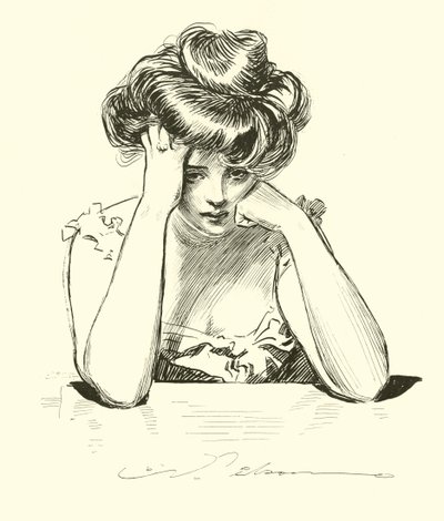 Sie beschließt zu sterben trotz Dr. Bottles von Charles Dana Gibson