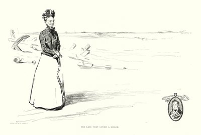 Das Mädchen, das einen Seemann liebte von Charles Dana Gibson