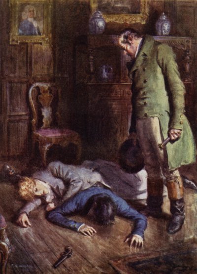 Illustration für Der Amateur Gentleman von Jeffery Farnol von Charles Edmund (after) Brock