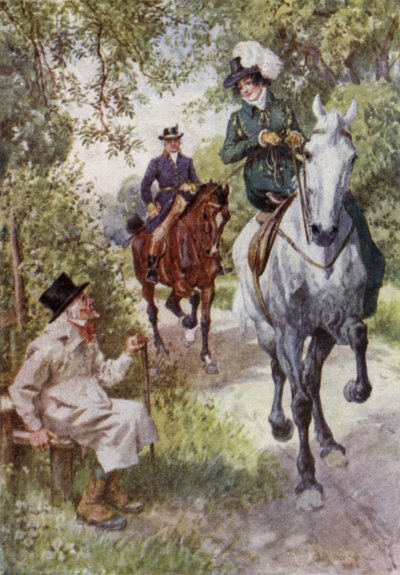 Illustration für Die Breite Straße, eine Romanze von Kent von Charles Edmund Brock