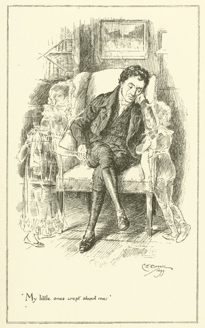 Illustration für Die Essays von Elia von Charles Lamb (Gravur) von Charles Edmund Brock