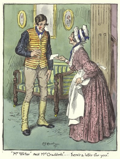 Illustration für die Pickwick-Papiere von Charles Edmund Brock