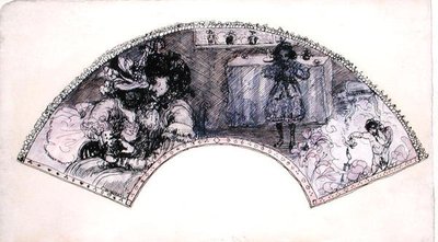 Fandesign (Le Boudoir) von Charles Edward Conder