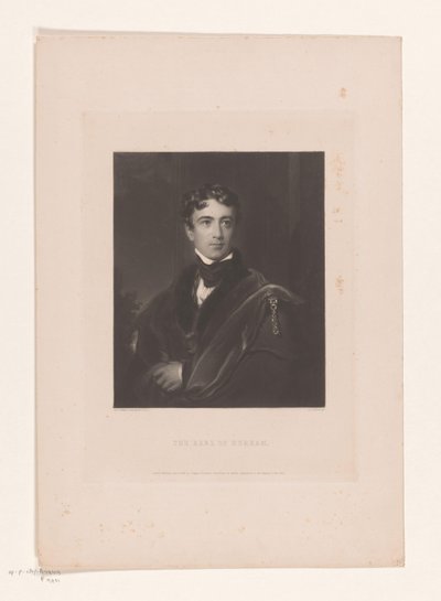 Porträt von John George Lambton von Charles Edward Wagstaff