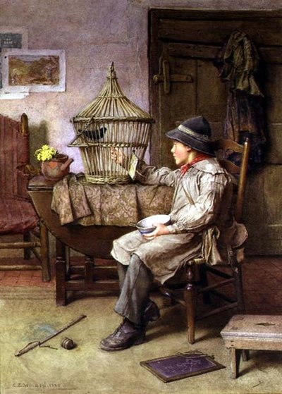 Frühstückszeit von Charles Edward Wilson