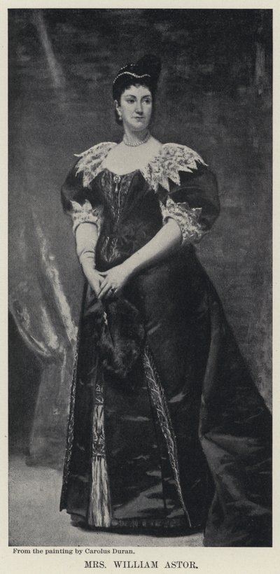 Mrs. William Astor von Charles Emile Auguste Carolus Duran