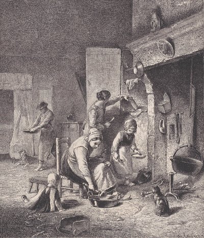 Gruel, aus Le Magasin Pittoresque, ca. 1852 von Charles Emile Jacque