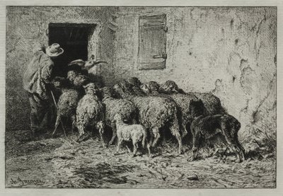 Die Rückkehr von Charles Emile Jacque