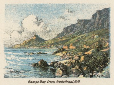 Südafrika: Camps Bay von Oudekraal, CP von Charles Ernest Peers