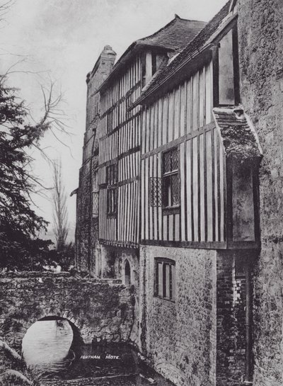 Ightham Mote (s/w Foto) von Charles Essenhigh Corke