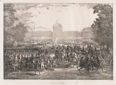 Parade der Tuilerien, frühes 19. Jahrhundert von Charles Etienne Pierre Motte