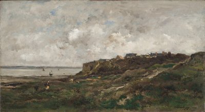 Ebbe bei Villerville, Frankreich von Charles Francois Daubigny