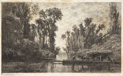 "Die Bezons-Fähre" von Charles Francois Daubigny