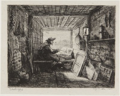 Das Boot-Studio von Charles Francois Daubigny