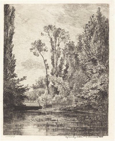 Die Jungfraueninseln in Bezons von Charles Francois Daubigny