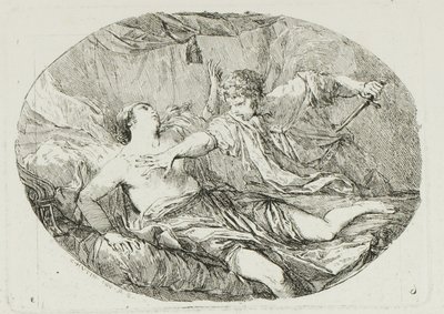 Tarquin und Lucretia von Charles Francois Hutin