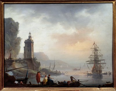 Am Meer von Charles Francois Lacroix de Marseille