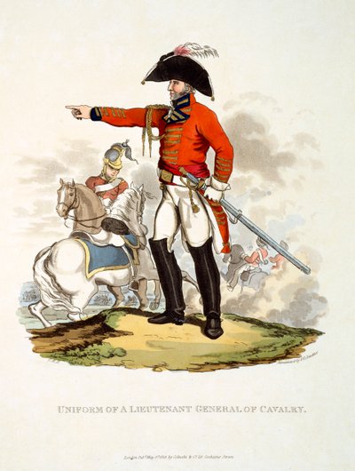 Uniform eines Generalleutnants der Kavallerie, aus 